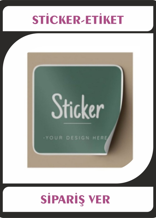 Sticker Etiket