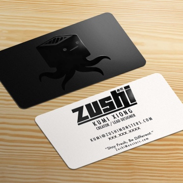 Yazılar Kabartmalı Kartvizit